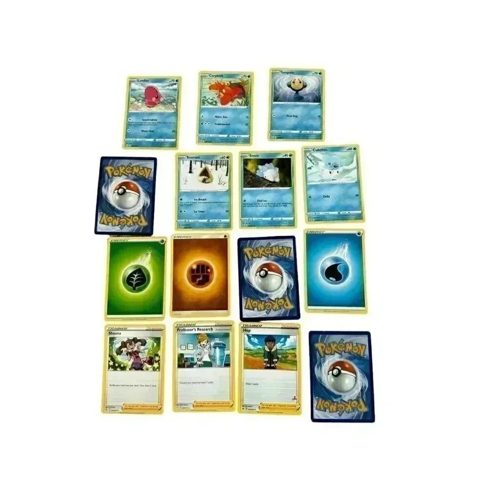 Pokémon Water  Trading Cards Bundle (15 pieces)